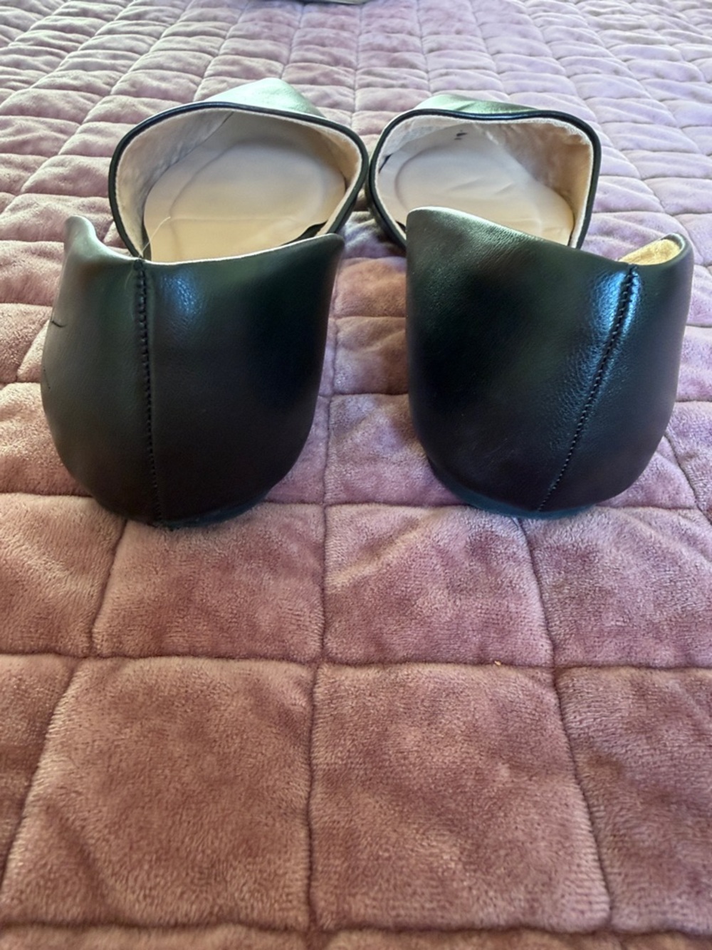a new day Black Pointed Flats Size 9 - Picture 7 of 8